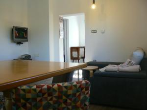 TV a/nebo společenská místnost v ubytování Blue house
