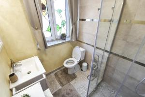 Koupelna v ubytování Casa PERLA