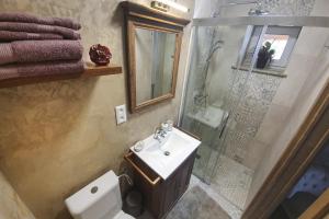 Koupelna v ubytování Casa PERLA