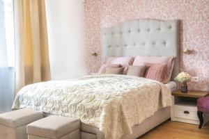 Postel nebo postele na pokoji v ubytování Casa PERLA