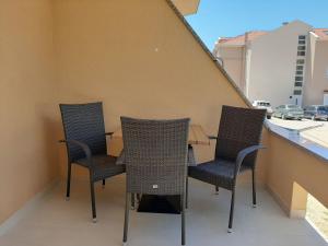 Balkón nebo terasa v ubytování Apartments EDO