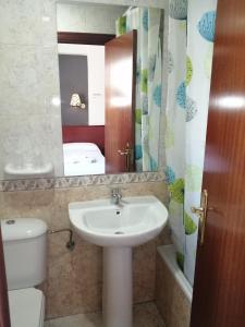 Baðherbergi á Hostal Jaime I