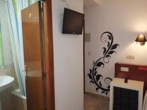 Baðherbergi á Hostal Jaime I