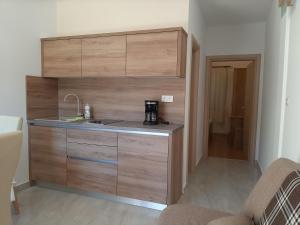Kuchyň nebo kuchyňský kout v ubytování Apartments EDO