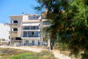 Das Gebäude in dem sich die Ferienwohnung befindet