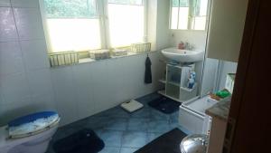 Koupelna v ubytování Ferienwohnung Am Stadtpark