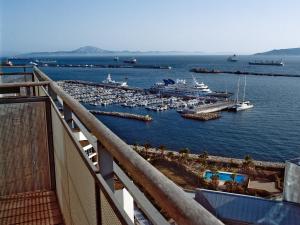 a view of a marina with boats in the water at Atlantic Suites Serviced Apartments in Gibraltar