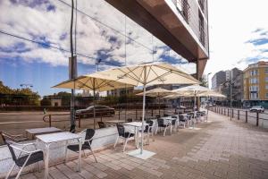 En restaurang eller annat matställe på Gran Hotel de Ferrol
