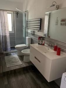 Kylpyhuone majoituspaikassa Ca' del Grillo