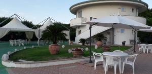 Zahrada ubytování Albergo Athena Mare