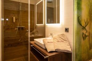 Phòng tắm tại Gasthaus Hotel Beim Erich