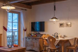 Kuchyň nebo kuchyňský kout v ubytování Residence Mitterdorfer