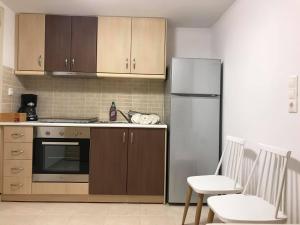 Η κουζίνα ή μικρή κουζίνα στο Dimitris apartments