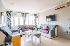 TV a/nebo společenská místnost v ubytování Lope de Vega Apartment