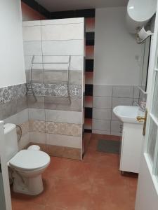 Koupelna v ubytování Penzion U Pavla