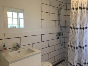 Koupelna v ubytování Korinth Kro Hostel