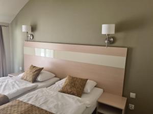 Posteľ alebo postele v izbe v ubytovaní Apartament Czarna Góra S6 + 15 fotografií