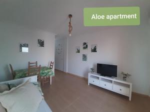 TV tai viihdekeskus majoituspaikassa Apartments Alcalá Tenerife - Aloe & Cactus