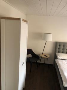 Postel nebo postele na pokoji v ubytování Apartman Kryštof