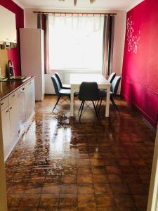 Kuchyň nebo kuchyňský kout v ubytování Apartman Kryštof