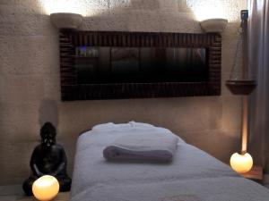 Posteľ alebo postele v izbe v ubytovaní Hotel Casa Babel