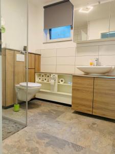 Koupelna v ubytování Firmen & Ferienwohnung Brecht 1