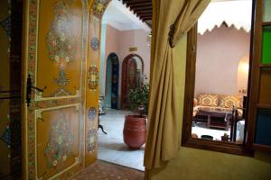 Χώρος καθιστικού στο Riad Dar Alia