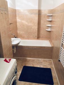 Koupelna v ubytování Apartman Kryštof