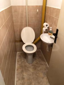 Koupelna v ubytování Apartman Kryštof