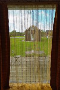 Balkón nebo terasa v ubytování Camping Klevas