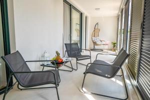 Posedenie v ubytovaní Golden Luxury Apartment