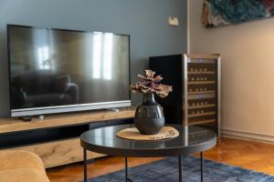 TV a/nebo společenská místnost v ubytování Apartments Prince