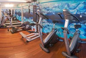 Fitness centrum a/nebo fitness zařízení v ubytování GHT Costa Brava & Spa