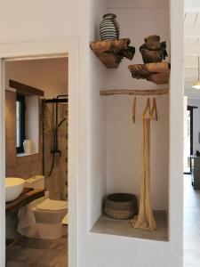 Kúpeľňa v ubytovaní Naturaleza y Arte en la Casa del Molino