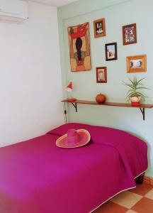Voodi või voodid majutusasutuse Hostel Candelaria toas