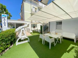 Zahrada ubytování Albergo Villa Aida
