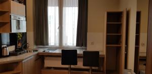 Kuchyňa alebo kuchynka v ubytovaní Metropolis Apartamenty Centrum