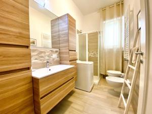 A bathroom at Casa Clarò