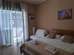 Postel nebo postele na pokoji v ubytování B&B Gina Trastevere