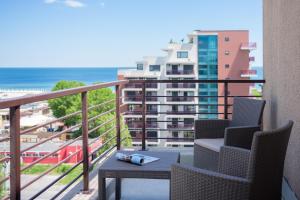 Balkón nebo terasa v ubytování Lake Boutique Apartments & Rooms