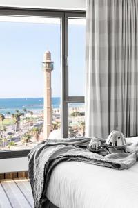 Letto o letti in una camera di InterContinental David Tel Aviv by IHG