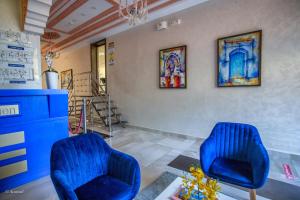 Χώρος καθιστικού στο Hotel Jibal Chaouen