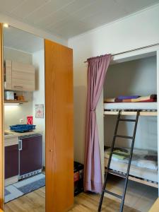 Küche/Küchenzeile in der Unterkunft Monteurzimmer mit Singleküche
