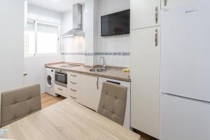 Kuchyň nebo kuchyňský kout v ubytování La casa de las margaritas