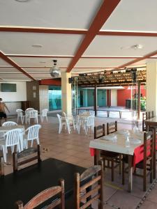 Restaurace v ubytování Cobertura Duplex Porto Real Resort em Angra
