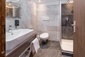 Vannituba majutusasutuses Hotel Brunella