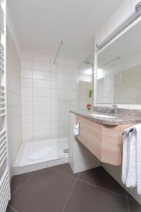 Koupelna v ubytování Hotel Krone