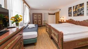 Voodi või voodid majutusasutuse Hotel Brunella toas