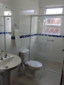 Um banheiro em Hotel Casa São José