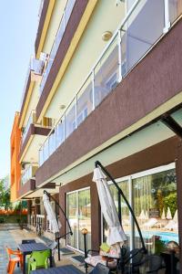 Balkón nebo terasa v ubytování Hotel Sea Star Приморско
